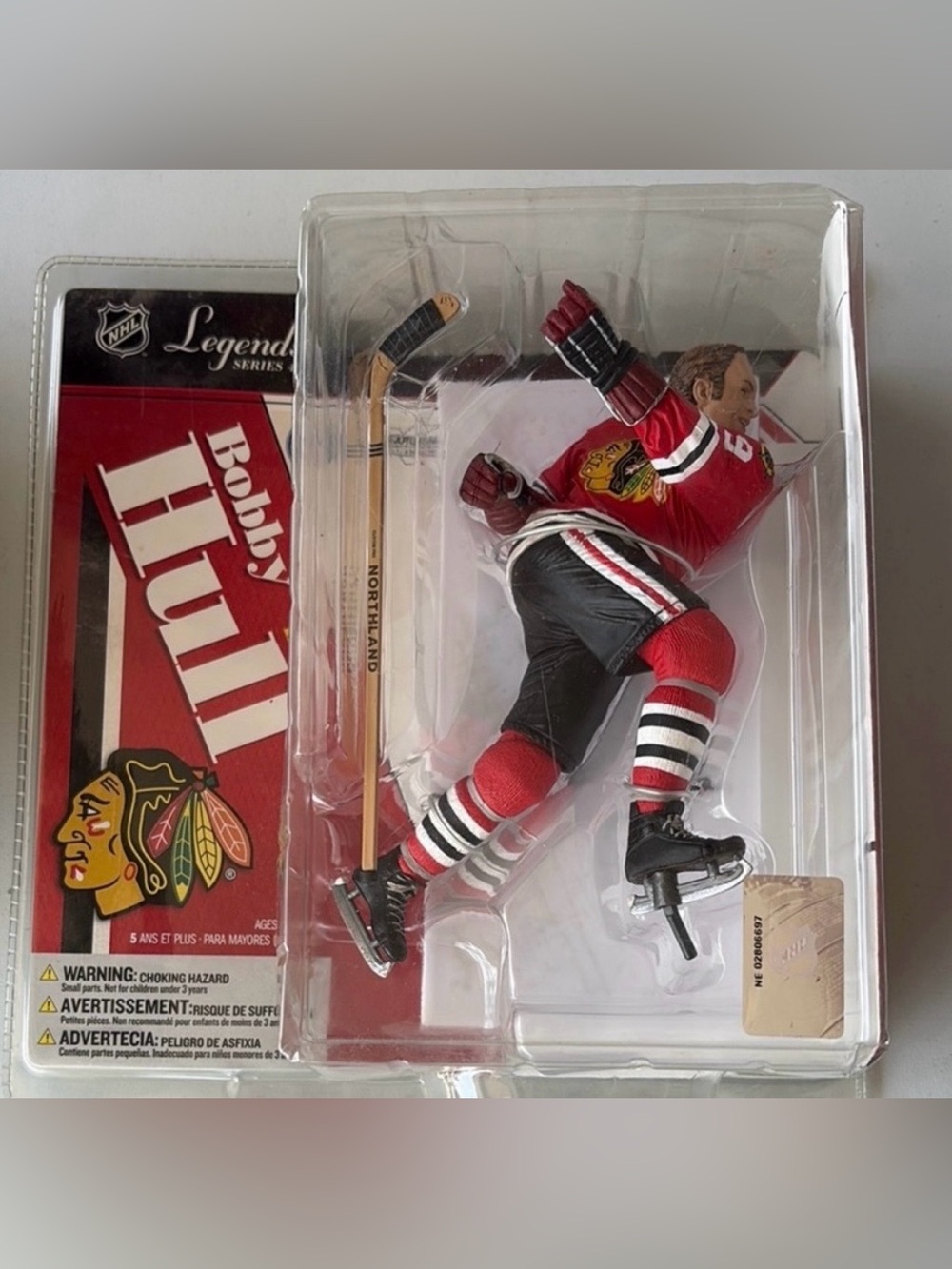 Chicago Blackhawks Bobby Hull Red Collector Figure -